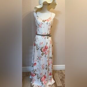 Floral Sleeveless Maxi Sundress